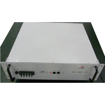 48V 50Ah 2.4kWh LiFePO4 battery pack for telecom base station